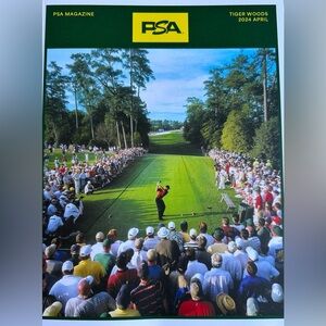 Tiger Woods PSA Magazine April 2024 - Tiger Woods Masters Golf NEW Collectible